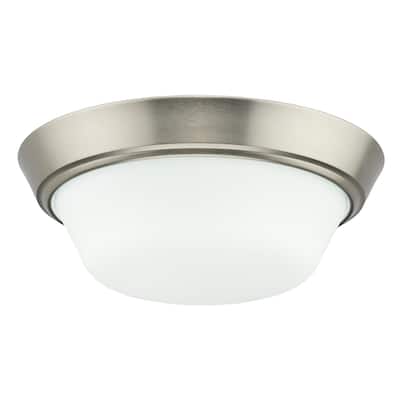 Edessa Flush Mount with Satin Etched Glass - 13