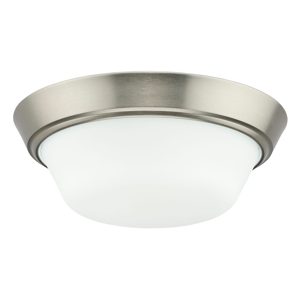 Edessa Flush Mount with Satin Etched Glass - 13