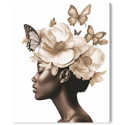 In Her Thoughts I Canvas by Art Remedy, Gallery Wrapped