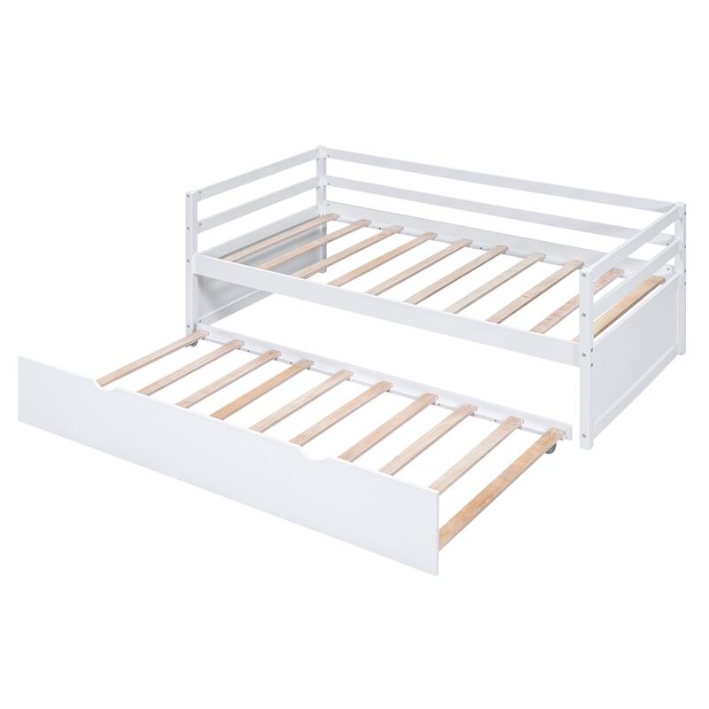 Wood Daybed with Trundle