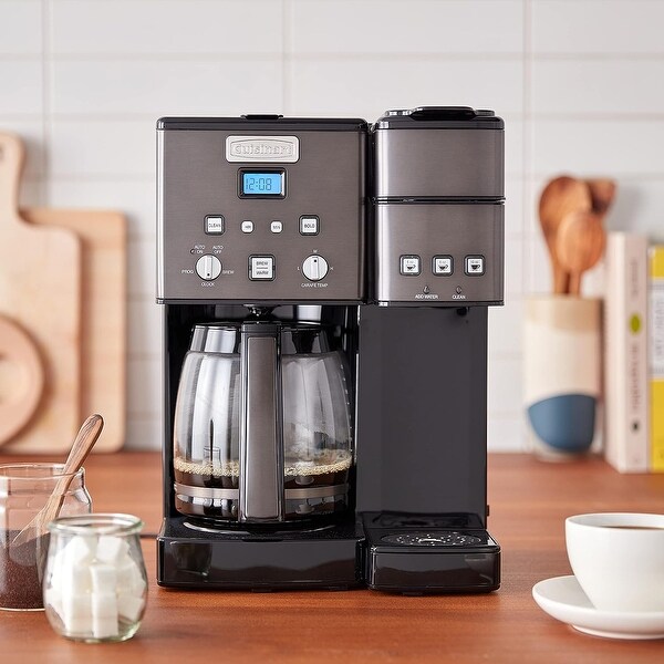 Cuisinart SS-15BKSP1 Coffee Maker,12 Cup with 3 Single-Size