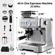 preview thumbnail 4 of 6, Casabrews 5700Gense All-in-One Espresso Machine with Grinding Memory Function