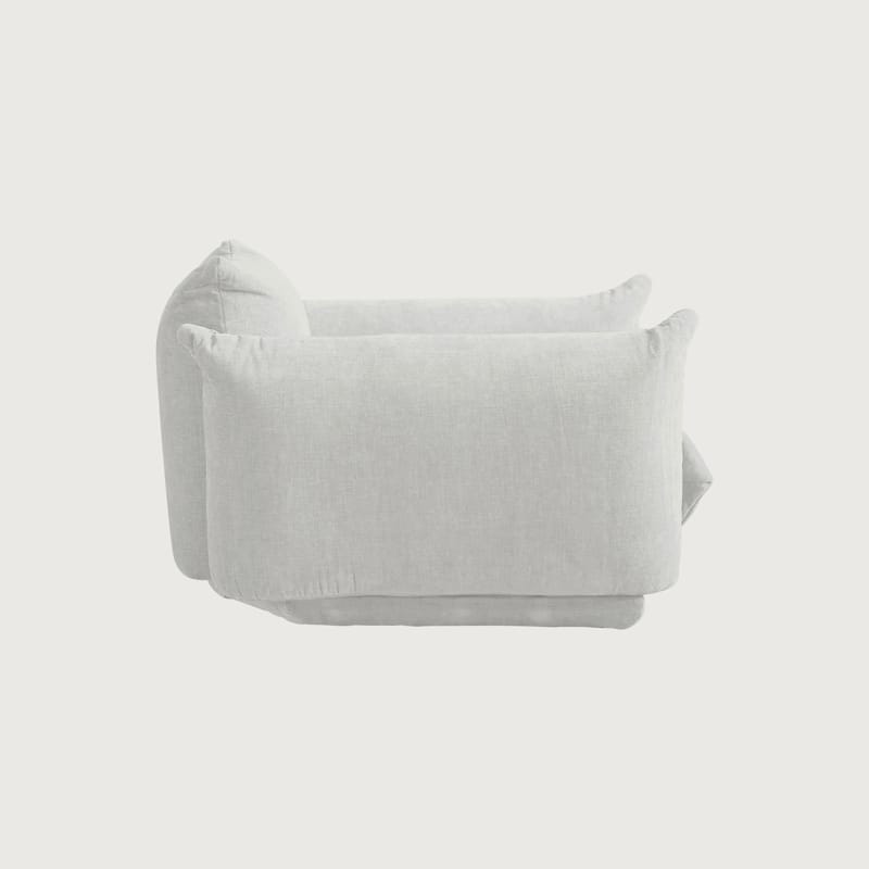 Sponge Soft Single Sofa Accent Chair Chenille Fabric Sofa