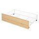 preview thumbnail 11 of 10, White Twin over Full Size Metal Bunk Bed with Drawer and Lateral Storage Ladder and Wardrobe
