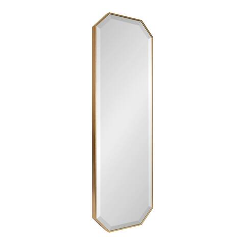 Kate and Laurel Rhodes Octagon Panel Framed Wall Mirror