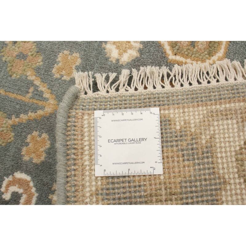 ECARPETGALLERY Hand-knotted Royal Oushak Dark Grey Wool Rug - 3'0 x 5'1