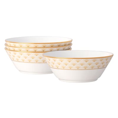 Trocadero Gold Set Of 4 Fruit Bowls, 5", 9 oz.