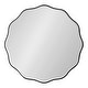 preview thumbnail 52 of 55, Kate and Laurel Viona Round Scalloped Mirror
