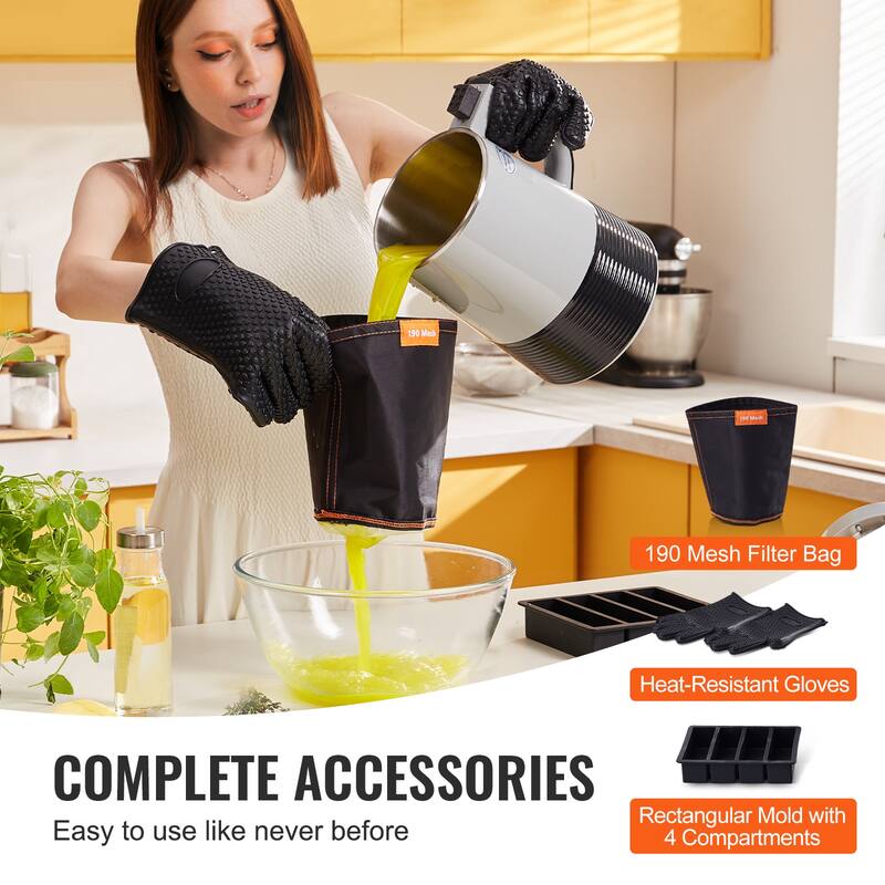 Butter Maker Machine with Customizable Temperature And Time, Herbal Recipe Book & All Accessories Included