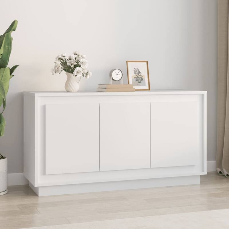 vidaXL Sideboard Engineered wood 40.2 in x 13.8 in x 21.7 in - White