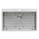 preview thumbnail 9 of 11, Ruvati 33" x 22" Drop-in Topmount 16 Gauge Zero Radius Stainless Steel Kitchen Sink Single Bowl - RVH8000 - 33" x 22"