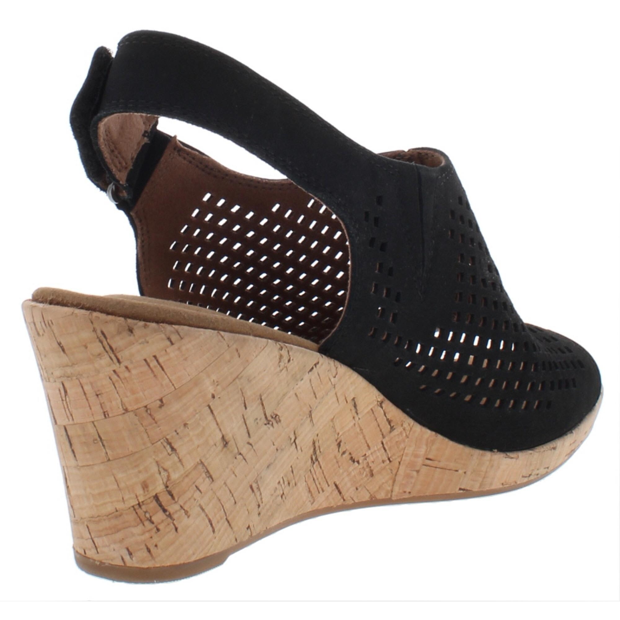 women's briah perforated slingback wedges