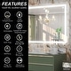 preview thumbnail 67 of 72, LED Bathroom Mirror with UL Listed, High Brightness, Anti-Fog, 3 Color Temperature, Dimmable