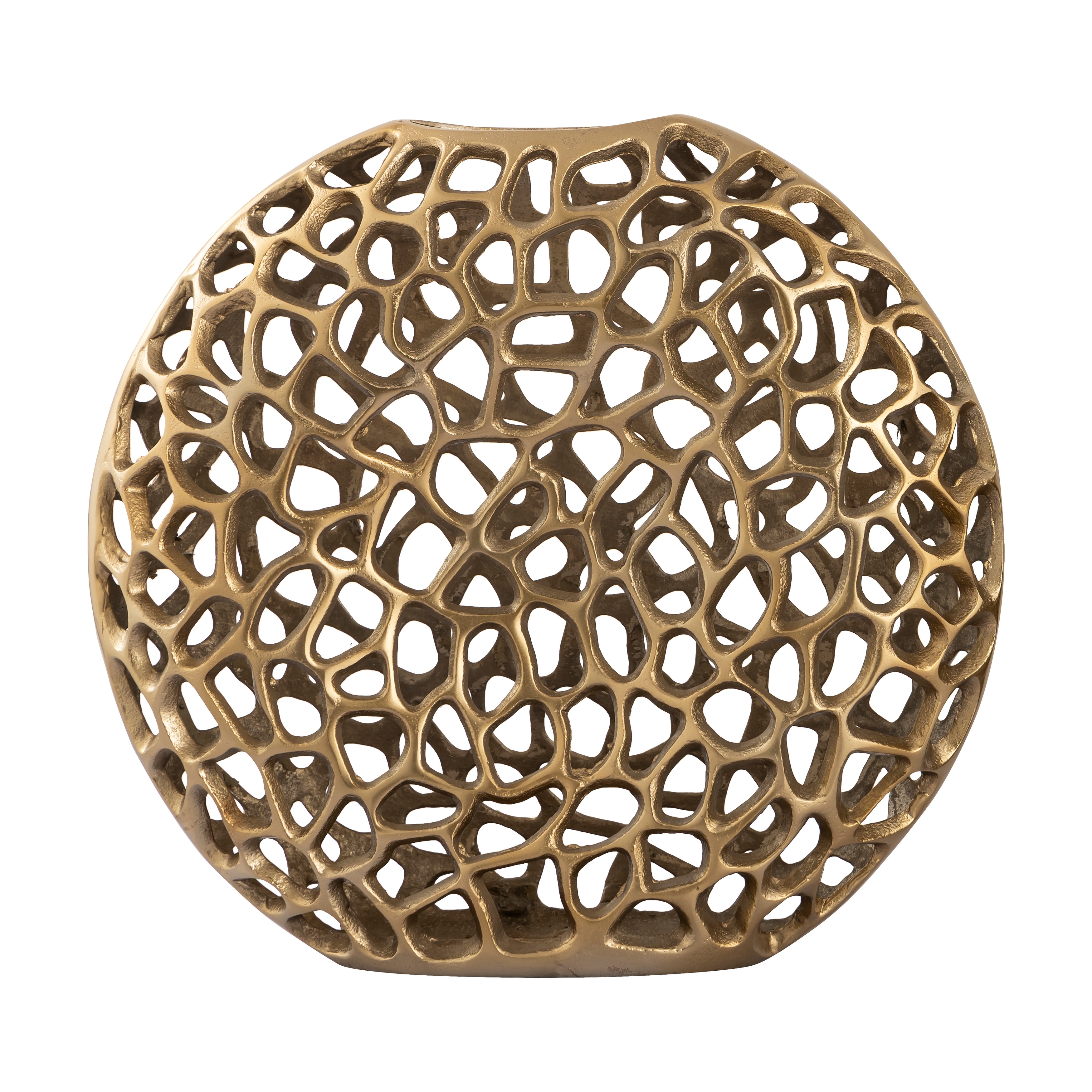 Atlas Reef Coral Patterned Brass Finish