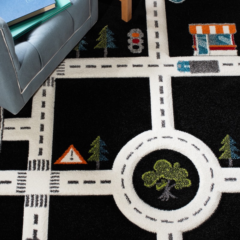 SAFAVIEH Carousel Kids Koika Neighborhood Road Rug