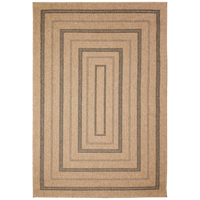 Liora Manne Sahara Multi Border Indoor/Outdoor Rug
