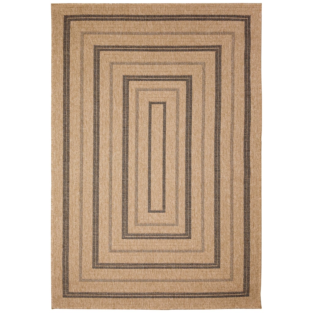 Liora Manne Sahara Multi Border Indoor/Outdoor Rug
