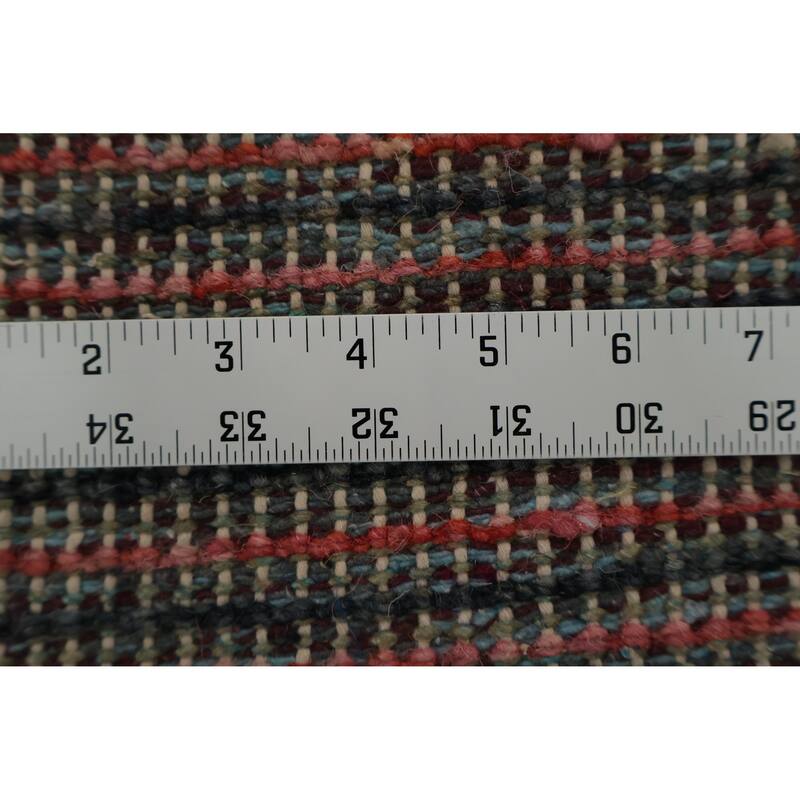 Hand Knotted Oriental 100% Wool Carpet Modern Geometric Oranges & Rust Moroccan Area Rug - 14' 5'' X 9' 5''