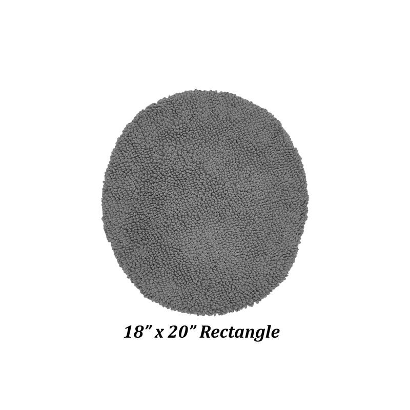 Better Trends Bathroom Rug 100% Cotton Tufted Water Absorbent Bath Rug for Shower, Sink Bath Mats Machine Wash Hugo Collection