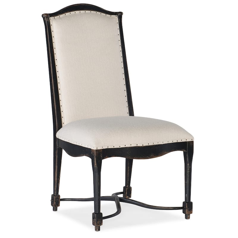 Hooker Furniture 5805-75310-SINGLE Ciao Bella 23" Wide Fabric Dining - Tuscan Cream / Black