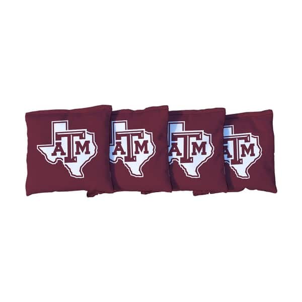 slide 2 of 3, Texas A&M University Aggies Maroon Cornhole Bags All-Weather Resin Filled