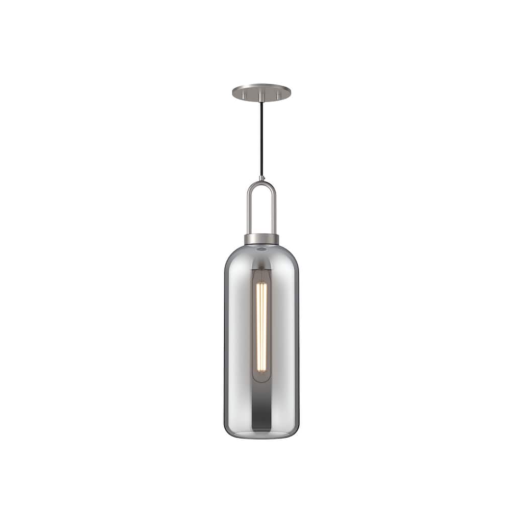 Alora Lighting PD401606SM Soji 6" Wide Mini Pendant with Smoked Glass
