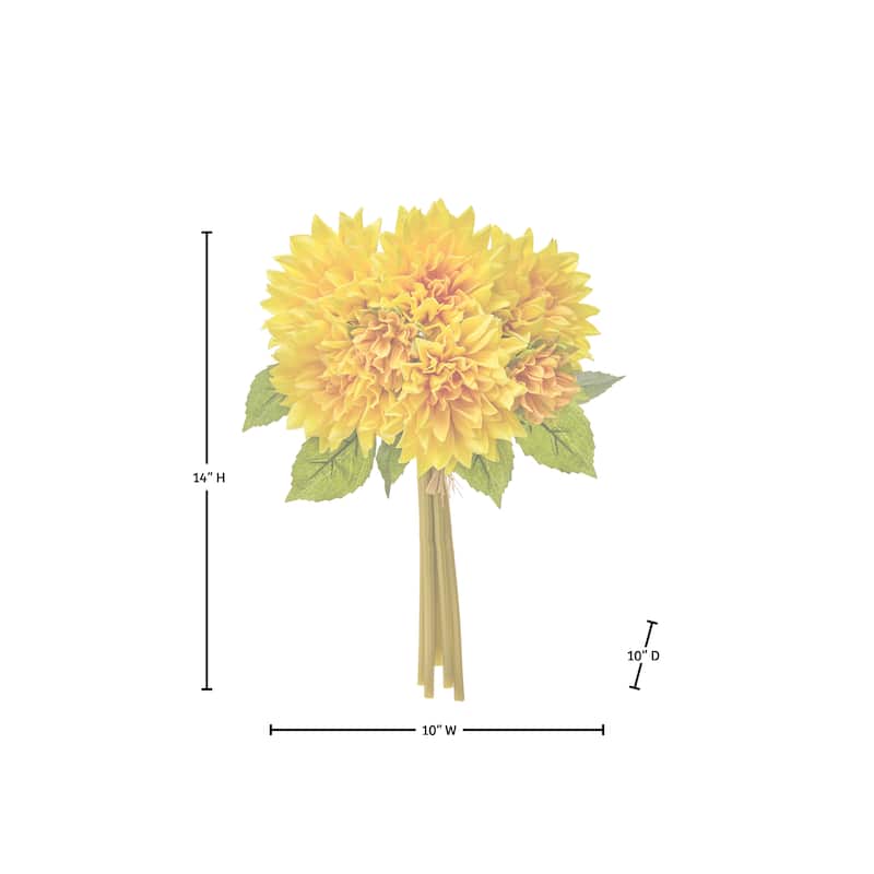 14"Pu Summer Dahlia Bundle