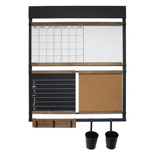 Stratton Home Decor Brooke Command Center Wall Organizer with ... image.