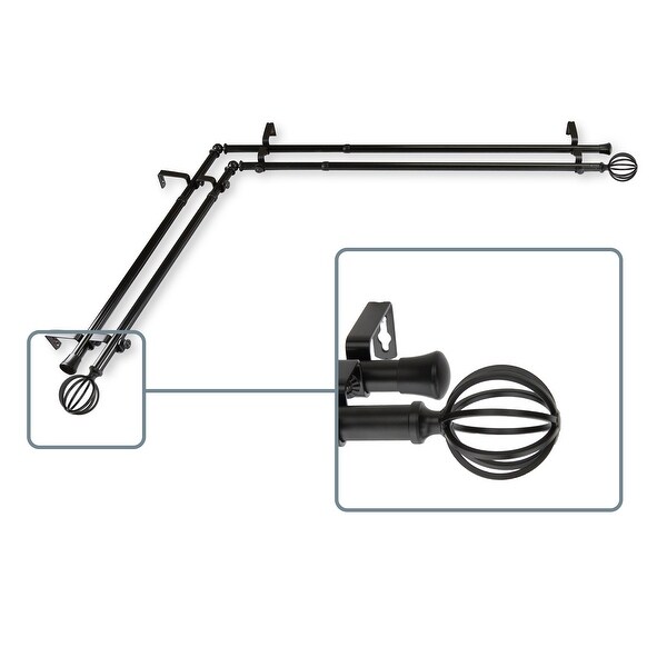Shop Rod Desyne Cage 13 16 Quot Double Corner Decorative