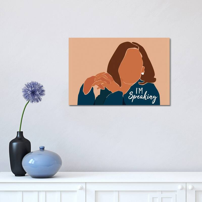 iCanvas "I'm Speaking" by Domonique Brown Canvas Print - 12x18x1.5