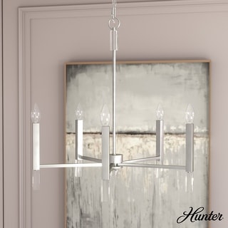 Hunter Sunjai 5-Light Chandelier - Dining Room, Foyer - Contemporary, Transitional