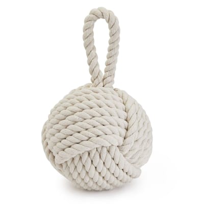 Nautical Knot Rope Door Stop with Handle