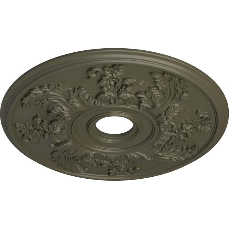 23 5/8"OD x 4 5/8"ID x 1 7/8"P Acanthus Twist Ceiling Medallion