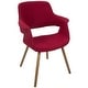 preview thumbnail 48 of 64, Carson Carrington Fauske Mid-century Modern Accent Chair - N/A Red