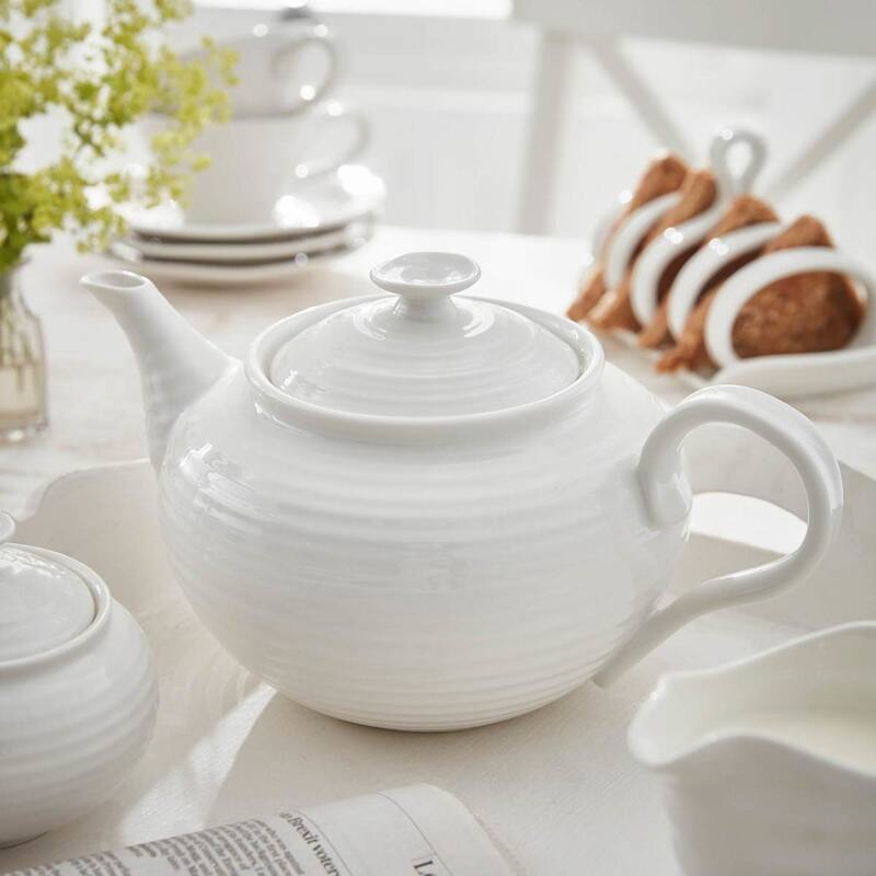 Portmeirion Sophie Conran 2 Pint Teapot White - 32 oz