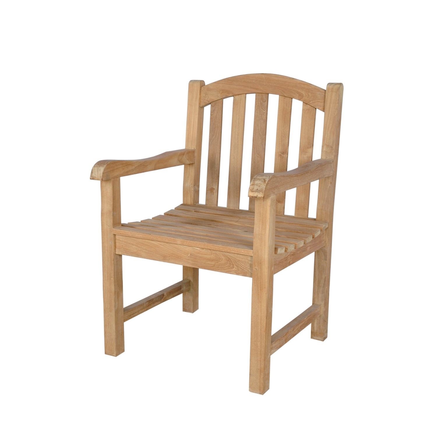36 in.H Brown Finish High Upholstered Back Armless Dining Chair with Wood Seat Material