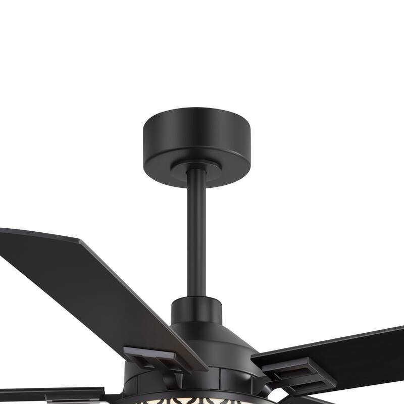 52-inch Reversible 5-Blade Fandelier Ceiling Fan with Light and Remote