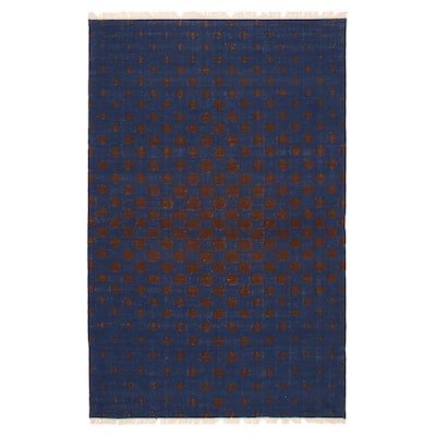 Ankara FW Navy Kilim 5'1" x 8'1" - 5'1 x 8'1