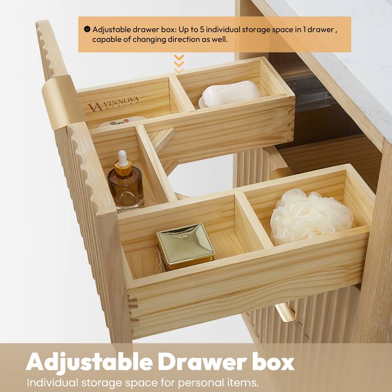 Cadiz Bath Vanity with Composite Stone Top and Mirror