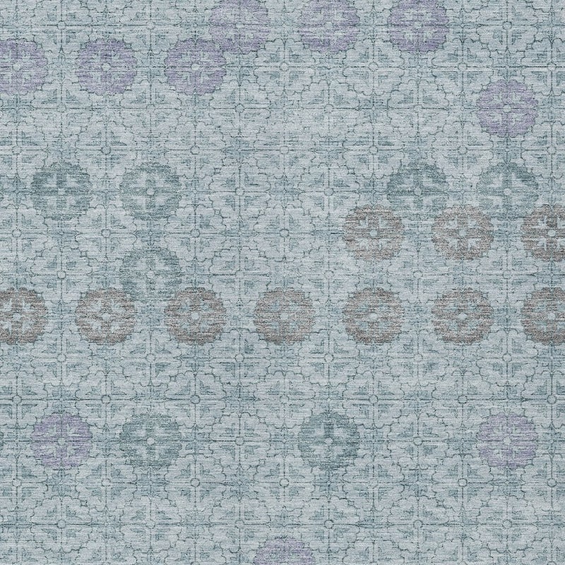 HomeRoots Geometric Transitional Rectangle Outdoor Rug