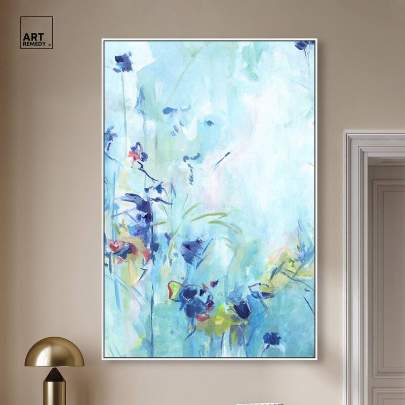 Heavenly Blue I Canvas by Art Remedy