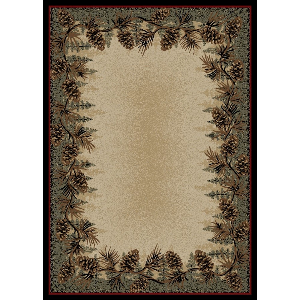 Blue Ridge Wool Oval Braided Rug, 2' x 3' - Mist Multi