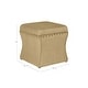 preview thumbnail 8 of 18, HomePop Cinch Storage Ottoman with NailHeads Trim