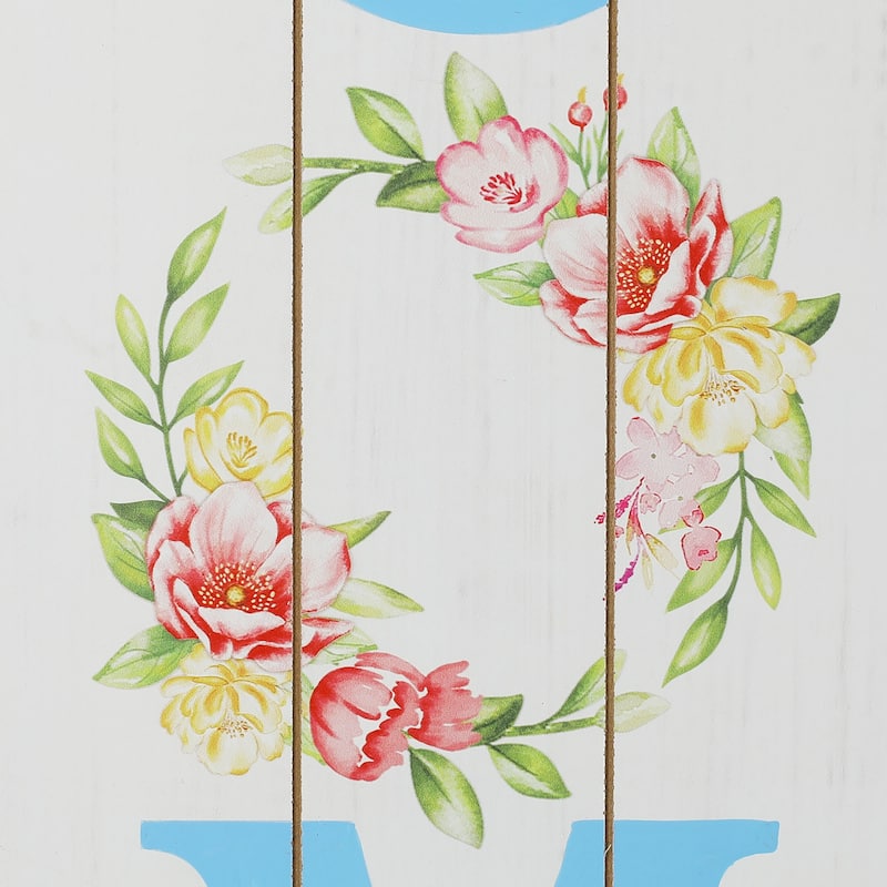 Glitzhome 42"H Wooden "HAPPY EASTER" Standing Hanging Porch Sign for Front Door