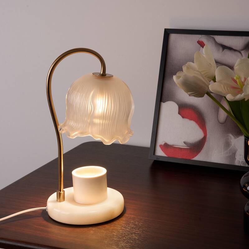 Marble Candle Warmer Lamp with Timer Table lamp