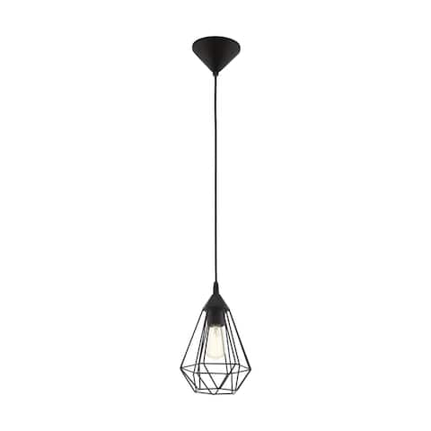 Lindell 1-Light Pendant with Matte Black Finish