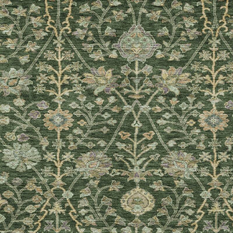 HomeRoots Floral Transitional Rectangle Outdoor Rug