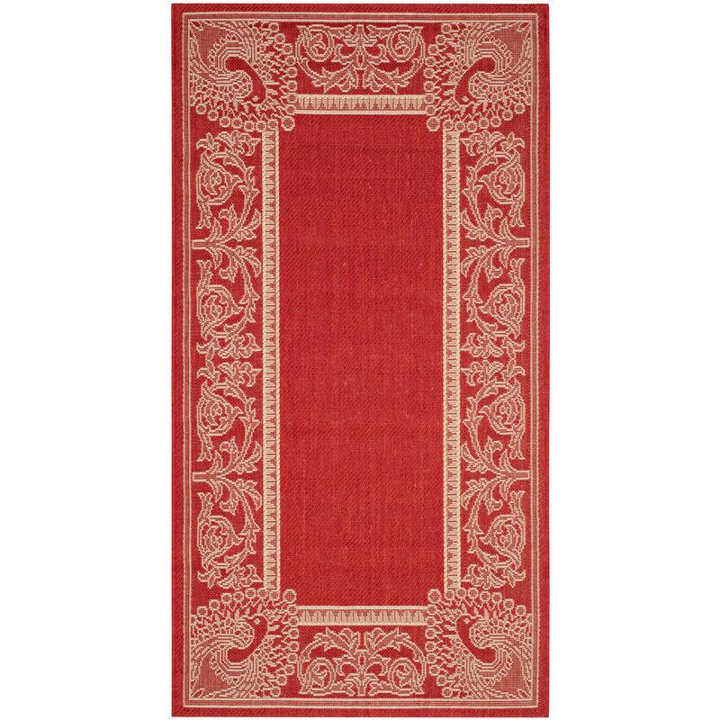 SAFAVIEH Courtyard Kitija Indoor/ Outdoor Waterproof Patio Backyard Rug