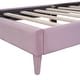 preview thumbnail 15 of 13, Twin Size Velvet Upholstered Cloud-Shape Bed with Headboard, No Box Spring Needed, Beige