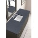 preview thumbnail 23 of 34, James Martin Vanities Metropolitan 60" Single Vanity, Silver Oak